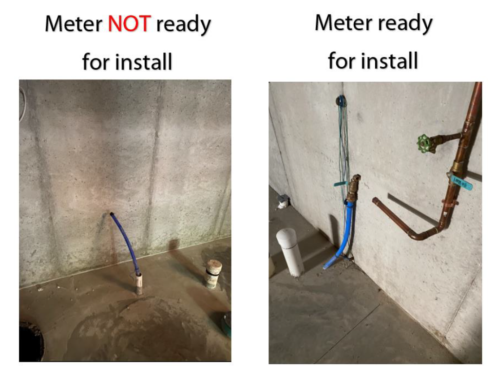 WATER METER INSTALL